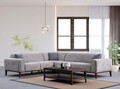 Coltar, Atelier del Sofa, 560ARE1263, Cadru: Lemn de fag/PAL, Gri deschis