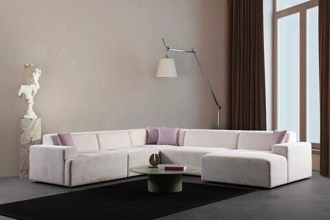 Coltar, Atelier del Sofa, 560ARE5236, Cadru: LEMN/PAL, Alb
