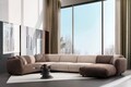 Coltar, Atelier del Sofa, 560ARE5263, Cadru: LEMN/PAL, Crem/Maro