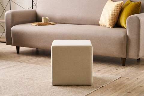 Taburet, Atelier del Sofa, 825BLC5106, Lemn, Bej