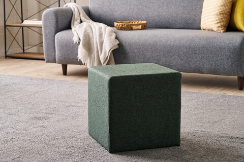 Taburet, Atelier del Sofa, 825BLC5103, Lemn, Verde