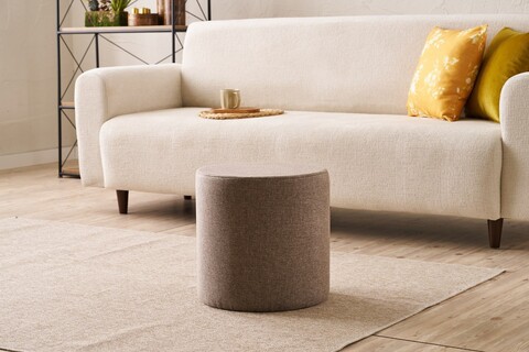 Taburet, Atelier del Sofa, 825BLC5114, Lemn, Maro