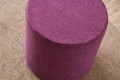 Taburet, Atelier del Sofa, 825BLC5113, Lemn, Lila
