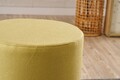 Taburet, Atelier del Sofa, 825BLC5117, Lemn, Galben