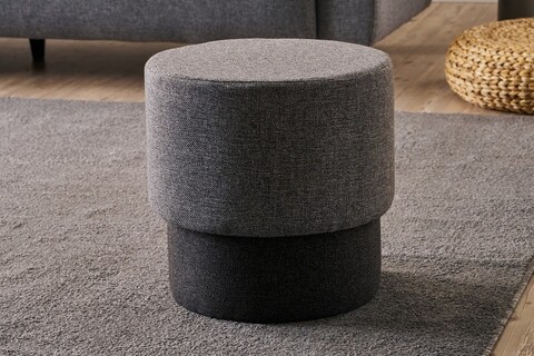 Taburet, Atelier del Sofa, 825BLC5172, Lemn, Antracit