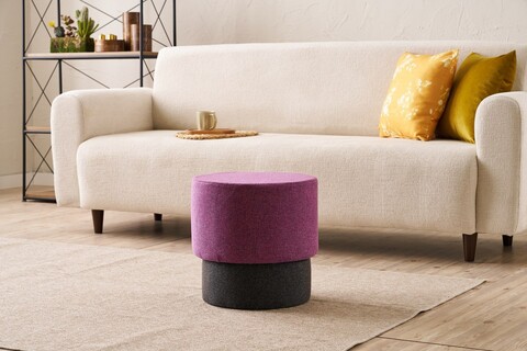 Taburet, Atelier del Sofa, 825BLC5175, Lemn, Lila