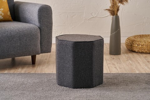 Taburet, Atelier del Sofa, 825BLC5155, Lemn, Fumuriu