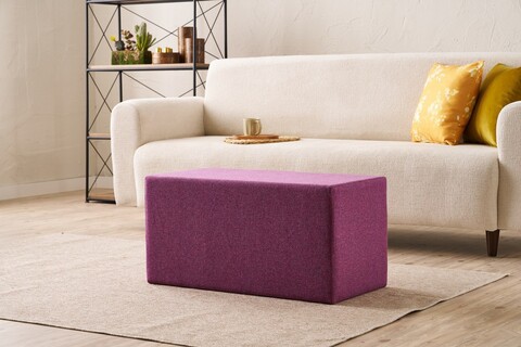 Taburet, Atelier del Sofa, 825BLC5131, Lemn, Lila