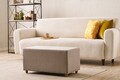 Taburet, Atelier del Sofa, 825BLC5186, Lemn, Bej