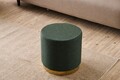 Taburet, Atelier del Sofa, 825BLC5148, Lemn, Verde