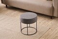 Taburet, Atelier del Sofa, 825BLC5137, Metal, Antracit