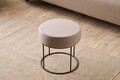 Taburet, Atelier del Sofa, 825BLC5142, Metal, Bej