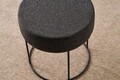 Taburet, Atelier del Sofa, 825BLC5138, Metal, Fumuriu