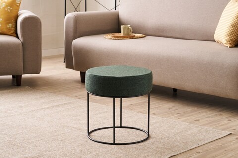 Taburet, Atelier del Sofa, 825BLC5139, Metal, Verde