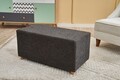 Taburet, Atelier del Sofa, 825BLC2403, Lemn, Antracit / Cupru