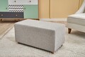 Taburet, Atelier del Sofa, 825BLC2402, Lemn, Alb