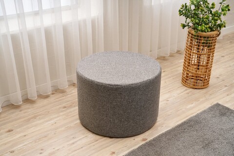 Taburet, Atelier del Sofa, 825BLC5198, Lemn, Gri