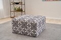 Taburet, Atelier del Sofa, 825BLC5191, Lemn, Gri