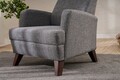 Fotoliu, Atelier del Sofa, 825BLC5241, Lemn, Gri