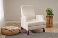 Fotoliu, Atelier del Sofa, 825BLC5244, Lemn, Crem