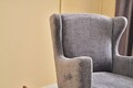 Fotoliu, Atelier del Sofa, 825BLC2375, Lemn de carpen, Gri