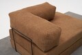 Canapea 2 locuri, Atelier del Sofa, 825BLC5214, Tesatura Chenille, Maro
