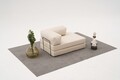 Canapea 2 locuri, Atelier del Sofa, 825BLC5215, Tesatura Chenille, Crem