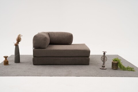 Canapea 2 locuri, Atelier del Sofa, 825BLC5212, Tesatura Chenille, Gri