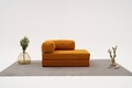 Canapea 2 locuri, Atelier del Sofa, 825BLC5216, Tesatura Chenille, Portocaliu