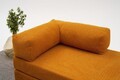 Canapea 2 locuri, Atelier del Sofa, 825BLC5216, Tesatura Chenille, Portocaliu