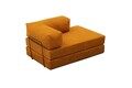 Canapea 2 locuri, Atelier del Sofa, 825BLC5216, Tesatura Chenille, Portocaliu