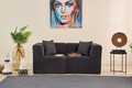 Canapea 2 locuri, Atelier del Sofa, 825BLC5407, Tesatura Chenille, Antracit