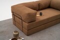 Canapea 3 locuri, Atelier del Sofa, 825BLC5220, Tesatura Chenille, Maro