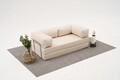 Canapea 3 locuri, Atelier del Sofa, 825BLC5221, Tesatura Chenille, Crem