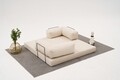 Canapea 3 locuri, Atelier del Sofa, 825BLC5221, Tesatura Chenille, Crem