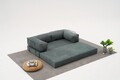 Canapea 3 locuri, Atelier del Sofa, 825BLC5219, Tesatura Chenille, Verde
