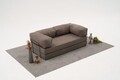 Canapea 3 locuri, Atelier del Sofa, 825BLC5218, Tesatura Chenille, Gri