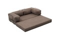 Canapea 3 locuri, Atelier del Sofa, 825BLC5218, Tesatura Chenille, Gri