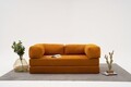Canapea 3 locuri, Atelier del Sofa, 825BLC5222, Tesatura Chenille, Portocaliu