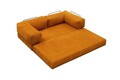 Canapea 3 locuri, Atelier del Sofa, 825BLC5222, Tesatura Chenille, Portocaliu