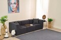 Canapea 3 locuri, Atelier del Sofa, 825BLC4318, Tesatura Chenille, Antracit