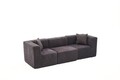Canapea 3 locuri, Atelier del Sofa, 825BLC4318, Tesatura Chenille, Antracit