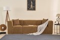 Canapea 3 locuri, Atelier del Sofa, 825BLC4320, Tesatura Chenille, Maro