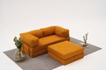 Coltar, Atelier del Sofa, 825BLC5240, Tesatura Chenille, Portocaliu