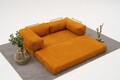 Coltar, Atelier del Sofa, 825BLC5240, Tesatura Chenille, Portocaliu