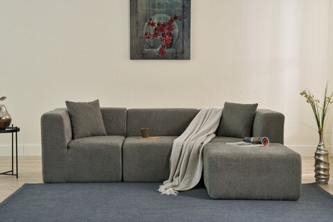 Coltar, Atelier del Sofa, 825BLC5264, Tesatura Chenille, Gri