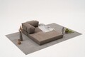 Coltar, Atelier del Sofa, 825BLC5230, Tesatura Chenille, Gri