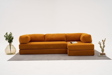 Coltar, Atelier del Sofa, 825BLC5234, Tesatura Chenille, Portocaliu