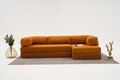 Coltar, Atelier del Sofa, 825BLC5234, Tesatura Chenille, Portocaliu