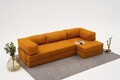 Coltar, Atelier del Sofa, 825BLC5234, Tesatura Chenille, Portocaliu